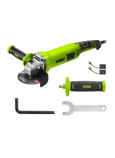 1200W 10000rpm Angle Grinder 125mm Disc Diameter With Protection Guard WD010511200
