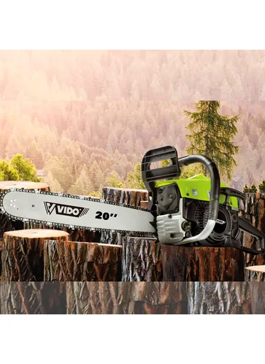 55cc 2.2KW/2.9HP 550ml Gasoline Chainsaw With Bar Protector &amp; Accessories WD020812055