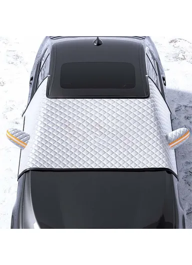 Winter Car Windshield Front Window Cover Aluminium Film Snowproof Protective Cover ST-4013 - L