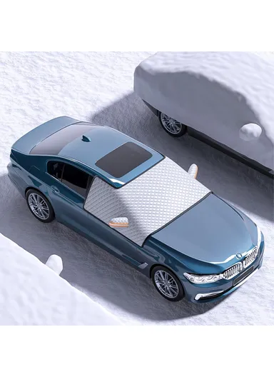 Winter Car Windshield Front Window Cover Aluminium Film Snowproof Protective Cover ST-4013 - M