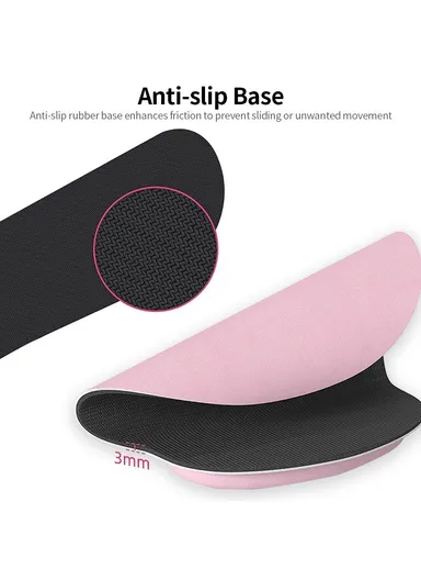 Memory Foam Keyboard Wrist Rest Pad Mouse Pad Set Keyboard Mouse Wrist Pad Cushion Anti-Slip Rubber Base - Green