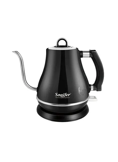 1500W 1.2L Stainless Steel Fast Boiling Electric Kettle with 360-Degree Rotational Base SF-2049 (D16 x H24)cm - Black