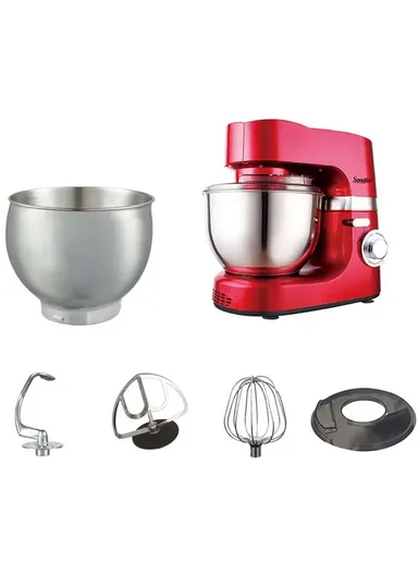 1200W 7.0L Dough 6-Speed Heavy Duty High Power Stand Mixer SF-8075 - Red