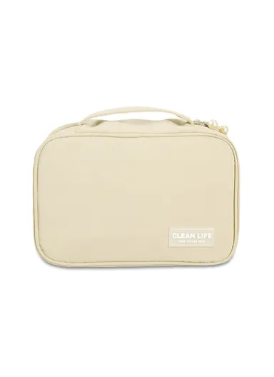 Waterproof Portable Lightweight Travel Folding Bag With Hook RH2206 (W25 x D10 x H16)cm-Beige