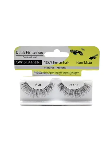 100% Humain Hair Strip Lashes 25 QFL-1005