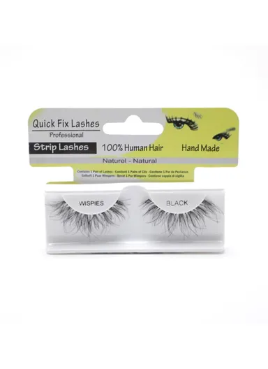 100% Humain Hair Strip Lashes Wispies QFL-1011