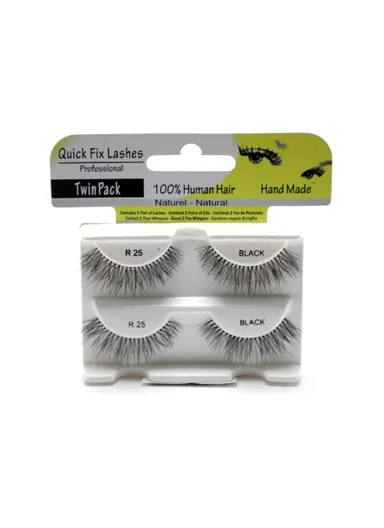 100% Humain Hair Double Strip Lashes 25 QFL-1025