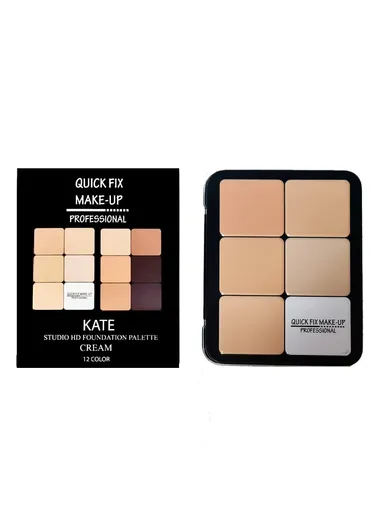 12 Colors Contouring Foundation Palette QFM-3080