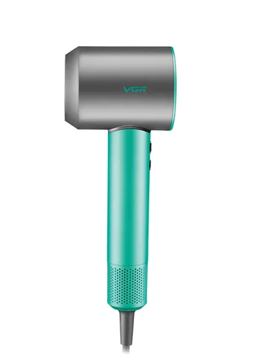 1400W Professional Hair Dryer with 11000 RPM BLDC Motor, Ionic Function &amp; 2.5m Cord V-440 - Turquoise