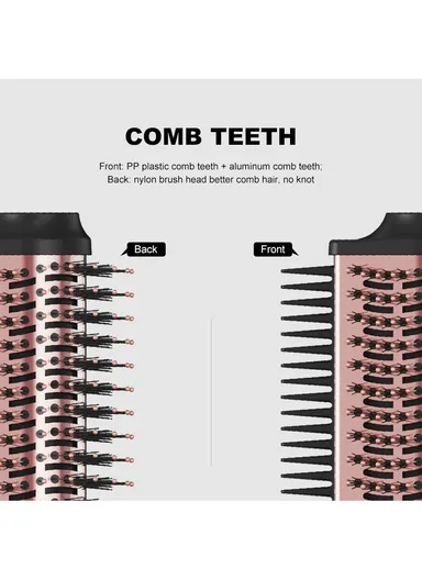 800-1000W Professional Hot Air Brush Straightener Electric Hair Dryer &amp; Styler with 3 Heat Temperatures Settings P-262