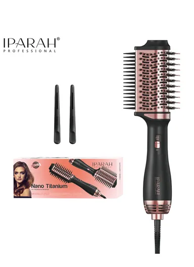 800-1000W Professional Hot Air Brush Straightener Electric Hair Dryer &amp; Styler with 3 Heat Temperatures Settings P-262