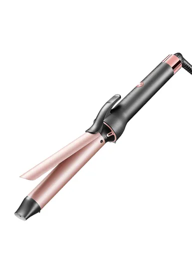 45W 25mm Ionic Professional Curling Iron 220°C Max Temperature Anti-Scalding Design With 2 Hairpins &amp; Storage Bag P-201B
