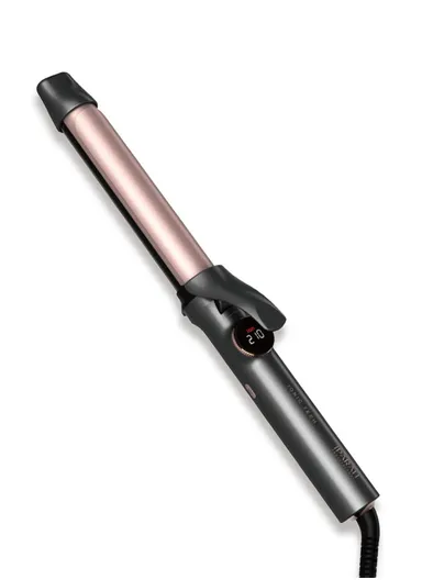 70W 28mm Professional Hair Curling Iron Barrel Styler With Tourmaline Luxury Coating, LED Display, Rotating Switch P-205