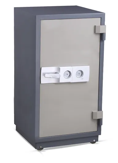 142Kg (W60 x D55 x H103)cm Fireproof Heavy Duty Steel Construction Key Lock Locking System Built In 6 Steel Locking Bolts Safe Box K3-1020