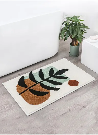 50x80cm TPR Turtie Leaf Mat for Bathroom, Kitchen, Living Room &amp; Bedroom