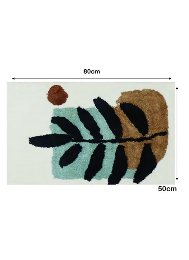 50x80cm TPR Turtie Leaf Mat for Bathroom, Kitchen, Living Room &amp; Bedroom