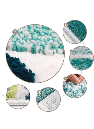 50x80cm Non-Slip Pebbles Bath Mat