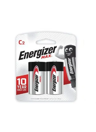 2Pcs Primary Alkaline Batteries C Size BP2