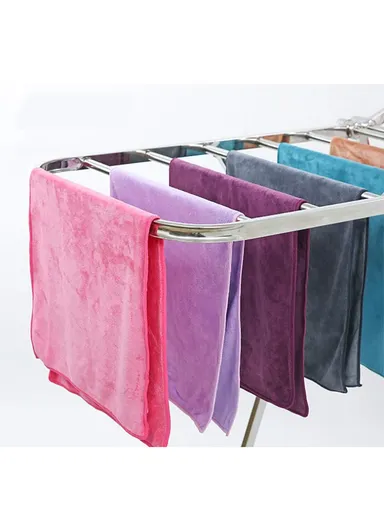 2-Layer Aluminum Foldable Clothes Drying Rack for Indoor &amp; Outdoor F-122 (L160 x W55 x H111)cm
