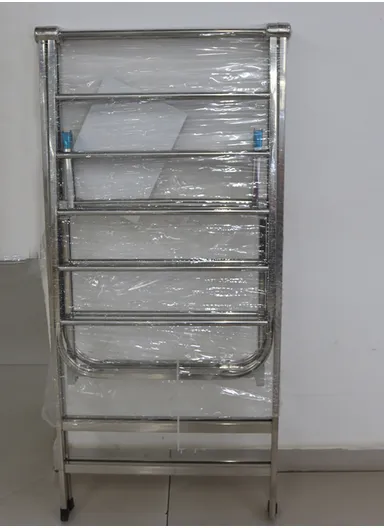 2-Layer Aluminum Foldable Clothes Drying Rack for Indoor &amp; Outdoor F-122 (L160 x W55 x H111)cm
