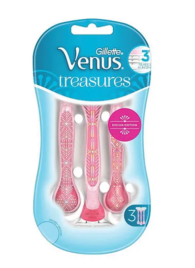  Razors Women's Disposable Treasures with 3 blades