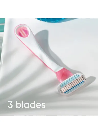  Razors Women's Disposable Treasures with 3 blades
