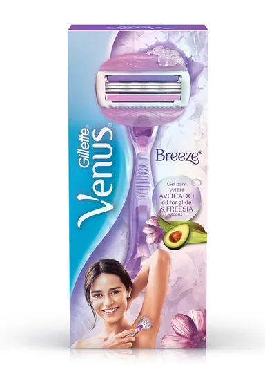 ComfortGlide Hair Removal Razor For Women With Avocado &amp; Freesia Scent