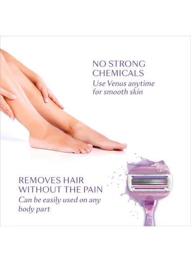 ComfortGlide Hair Removal Razor For Women With Avocado &amp; Freesia Scent