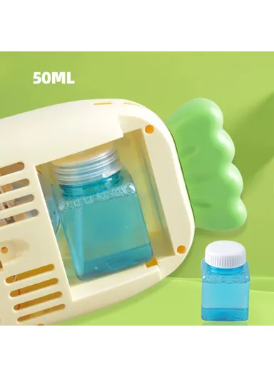 XL6328-1 Kids Music Lighting Bubble Machine Toddler Automatic Bubble Maker Electric Toy Gift - Blue