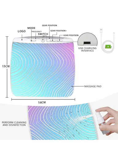 EMS Foot Massager Mat USB Colorful Foot Pulse Pain Relief Pad ELMC-0001