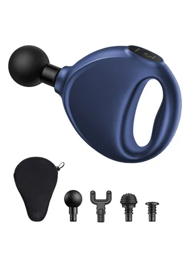 Mini Muscle Massager 4-Gear Pocket Fascia Massage Gun Portable Electric Back Massager SP-009