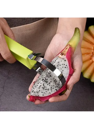 3-in-1 Watermelon Scoop Slicer Fruit Knife Seed Remover Separator for Watermelon Ice Cream (No FDA, BPA-Free) - Random Color