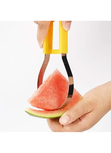 3-in-1 Watermelon Scoop Slicer Fruit Knife Seed Remover Separator for Watermelon Ice Cream (No FDA, BPA-Free) - Random Color