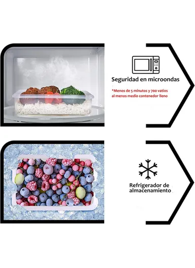 34Pcs Plastic Microwave Oven Lunch Box Refrigerator Fruit Vegetable Sealing Box A354 