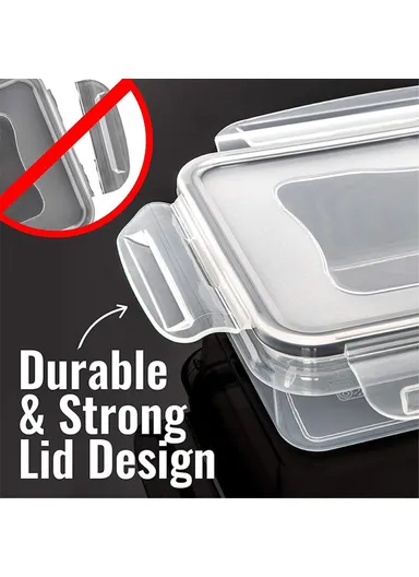 34Pcs Plastic Microwave Oven Lunch Box Refrigerator Fruit Vegetable Sealing Box A354 