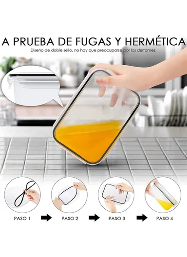 34Pcs Plastic Microwave Oven Lunch Box Refrigerator Fruit Vegetable Sealing Box A354 