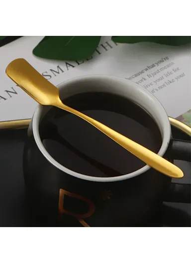 5Pcs / Set Stainless Steel Fork Ice Cream Spoon Kitchen Utensils (BPA Free, No FDA) - Pastry Fork