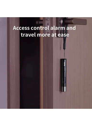 Aluminum Alloy Flashlight Camera Detector Sound Light Alarm Device NE20042- Red