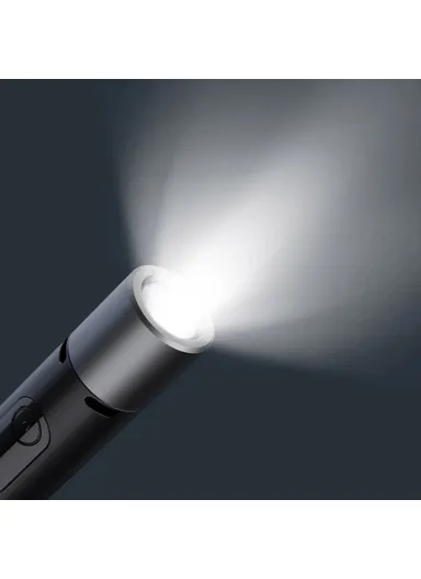 Aluminum Alloy Flashlight Camera Detector Sound Light Alarm Device NE20042- Red