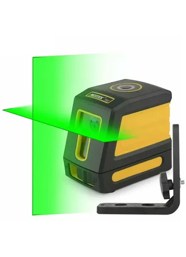 Green Laser Level Two Line Self-Leveling Horizontal &amp; Vertical Laser Meter T02 (L9 x W5.5 x H8)cm