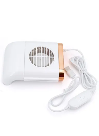 Car Seat Back USB Fan Creative Cooling Fan with 3-Speed Adjustable Wind for Car Inner Supplies F405 - Black