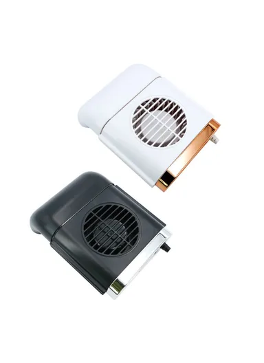 Car Seat Back USB Fan Creative Cooling Fan with 3-Speed Adjustable Wind for Car Inner Supplies F405 - Black