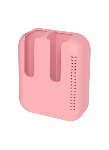Car Air Vent Silicone Lip Balm Holder Space Saving Storage Box - Pink