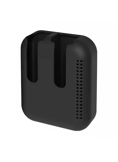 Car Air Vent Silicone Lip Balm Holder Space Saving Storage Box - Black