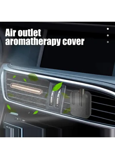 Car Air Vent Silicone Lip Balm Holder Space Saving Storage Box - Black