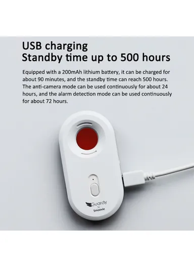 SMOOVIE &amp; GUARDY Camera Infrared Detector Spy Camera Finder Portable Sonic Mosquito Repellent for Hotel, Camping