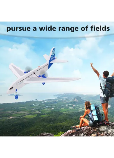 RC Airplane For Kids 2.4GHz 2CH Small Plane DIY Flight Toys For Kids Boys A380 