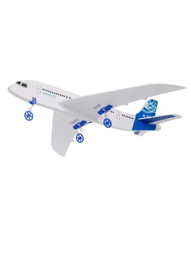 RC Airplane For Kids 2.4GHz 2CH Small Plane DIY Flight Toys For Kids Boys A380 