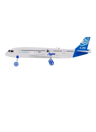 RC Airplane For Kids 2.4GHz 2CH Small Plane DIY Flight Toys For Kids Boys A380 