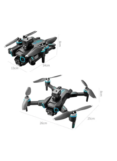 Drone with Camera with 3 Battery 720P HD FPV Camera Remote Control Toys Brushless Motor Aircraft LS-S4S 